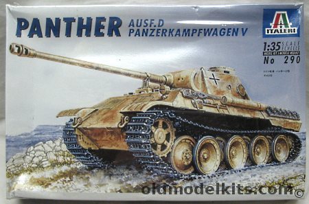 Italeri 1/35 Panther Ausf.D Panzerkampfwagen V, 290 plastic model kit